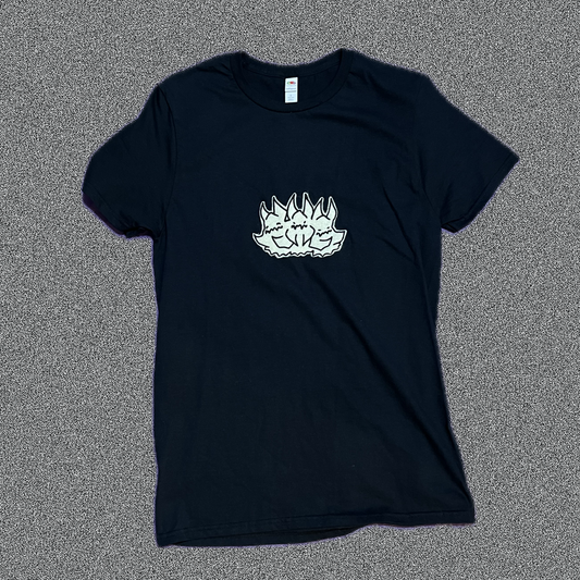 Triple Bezel Embroidered Tee