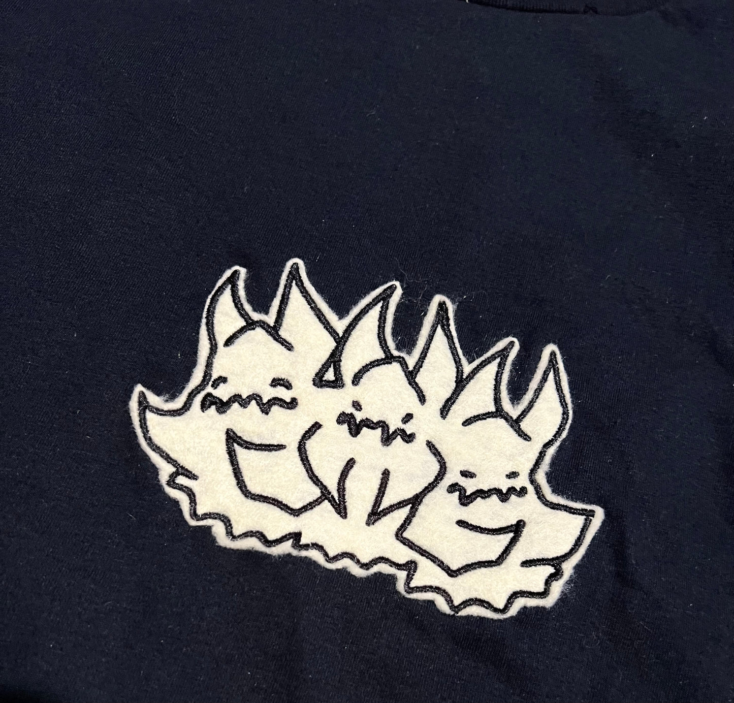 Triple Bezel Embroidered Tee