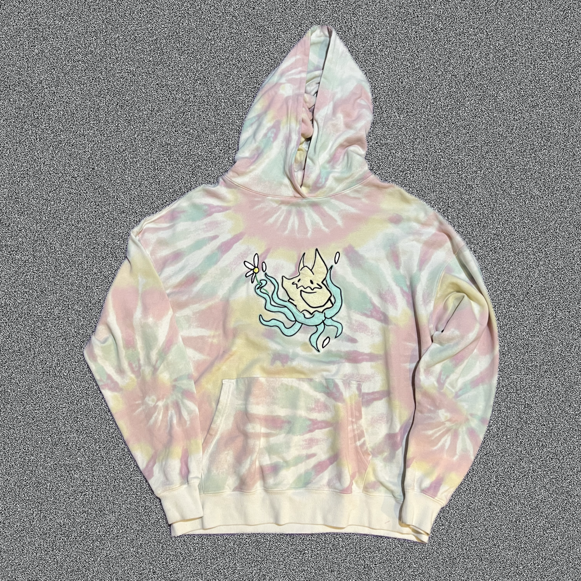Pedal Pickin' Bezel Soft Pastel Tie-Dye Hoodie – Spliff and