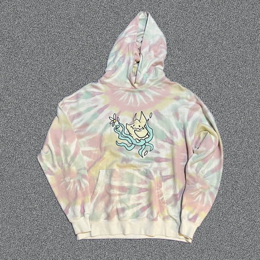 Pedal Pickin' Bezel Soft Pastel Tie-Dye Hoodie